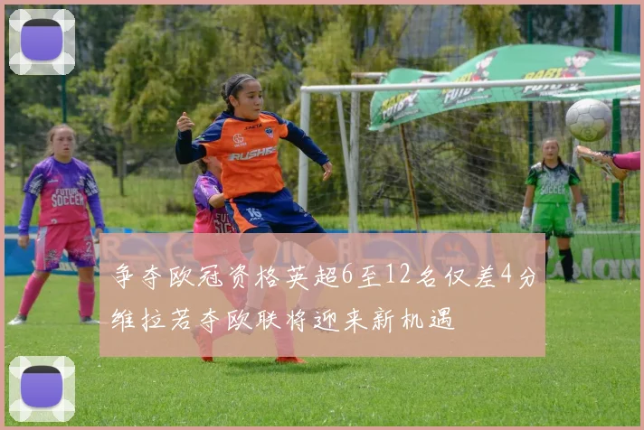 争夺欧冠资格英超6至12名仅差4分维拉若夺欧联将迎来新机遇